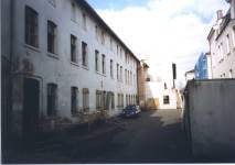 Hinterhof mit Industrieruine des Anwesens Willy-Lessing-Str. 7 (israelitische Kultusgemeinde)